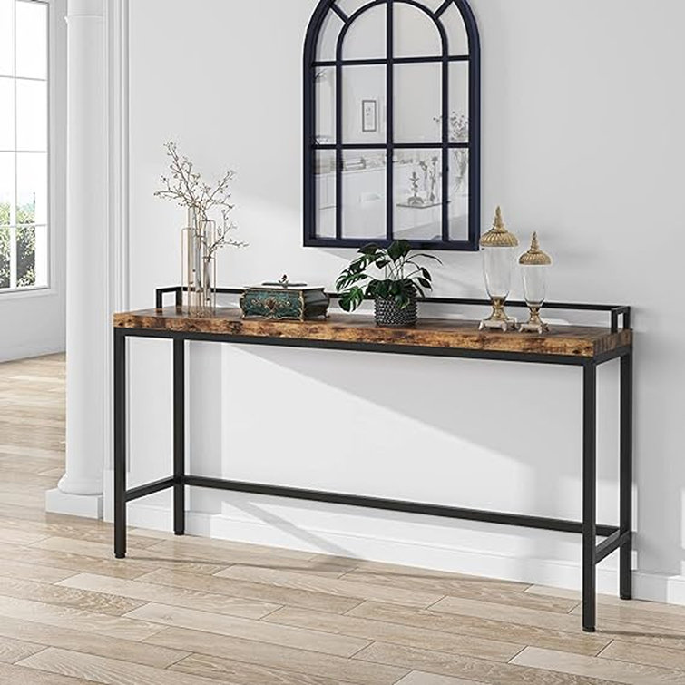 Slim hallway online console table